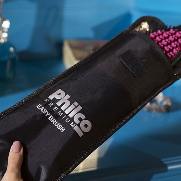 Escova Elétrica Alisadora Easy Brush Preta Philco Premium | Bivolt